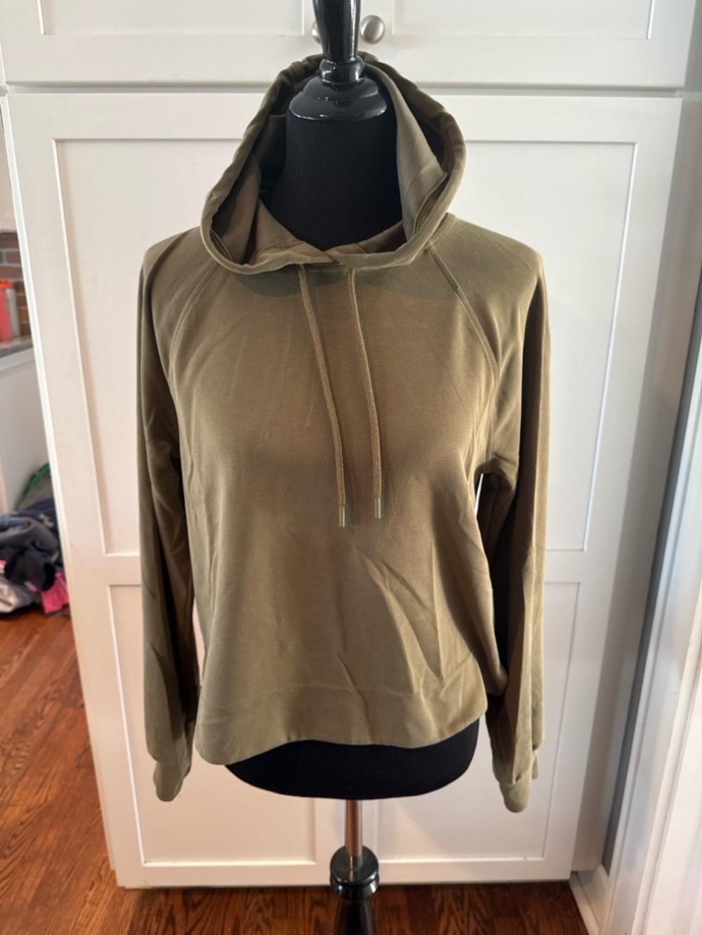 Athleta Olive Green Lightweight Hooded Pullover